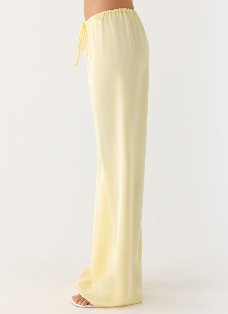 Deacon Low Rise Pants - Yellow