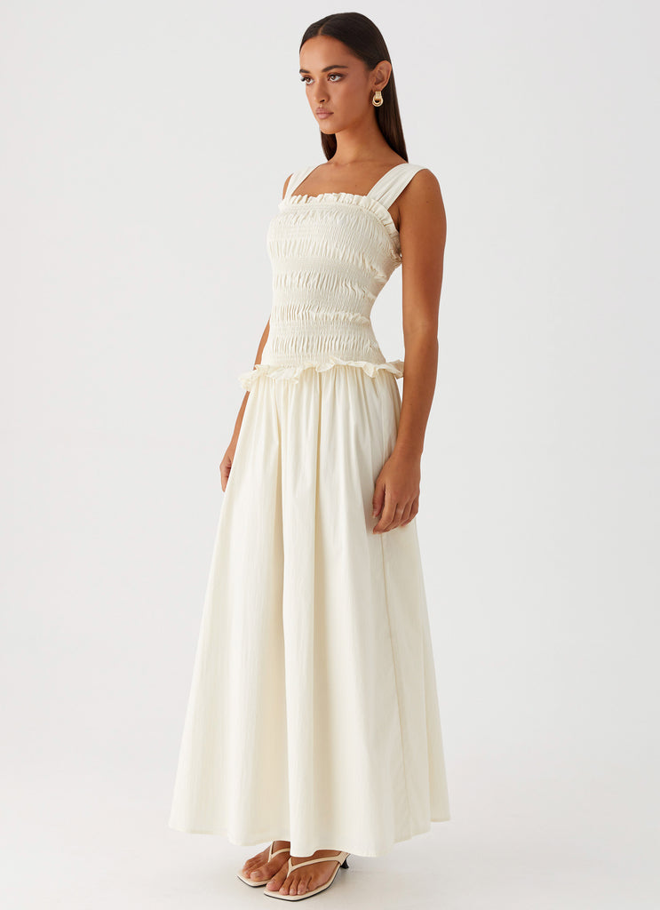 Deana Shirred Maxi Dress Deana Shirred Maxi Dress
