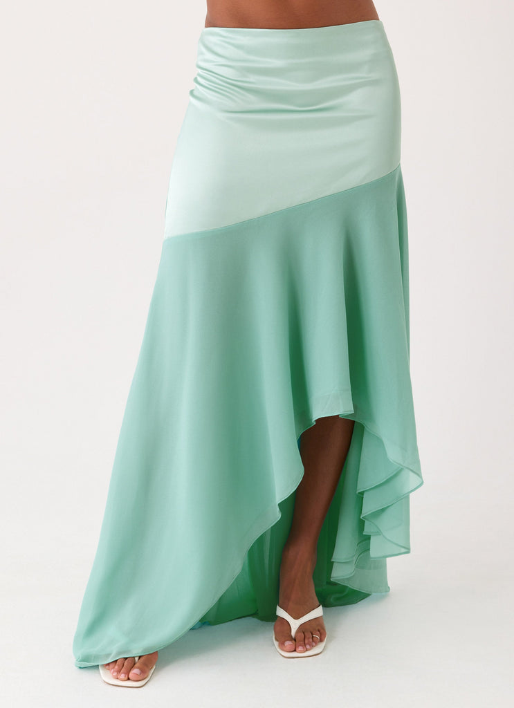 Deenesa Maxi Skirt - Mint