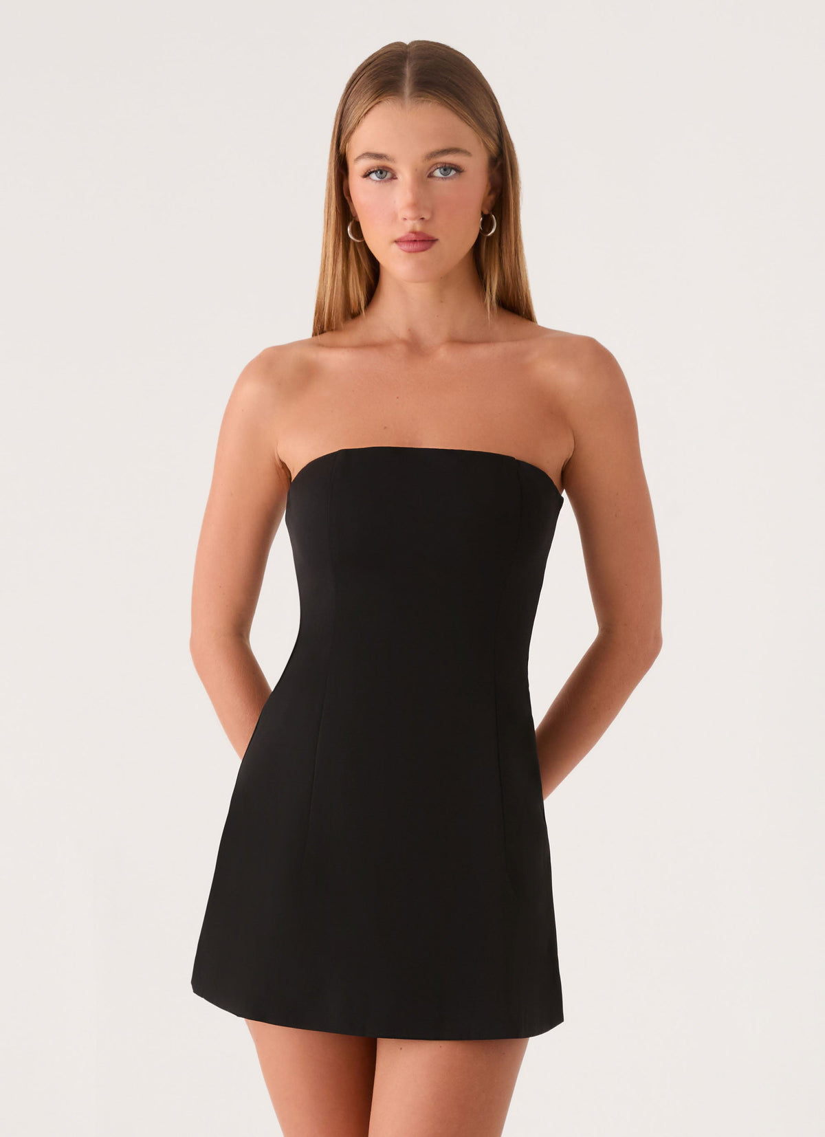 Sorority Rush Dress | Della Strapless Mini Dress
