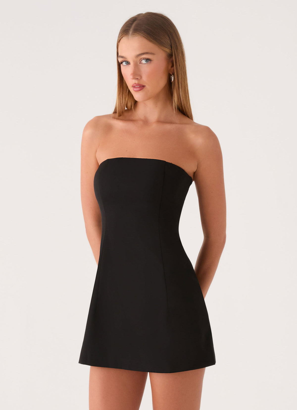 Sorority Rush Dress | Della Strapless Mini Dress