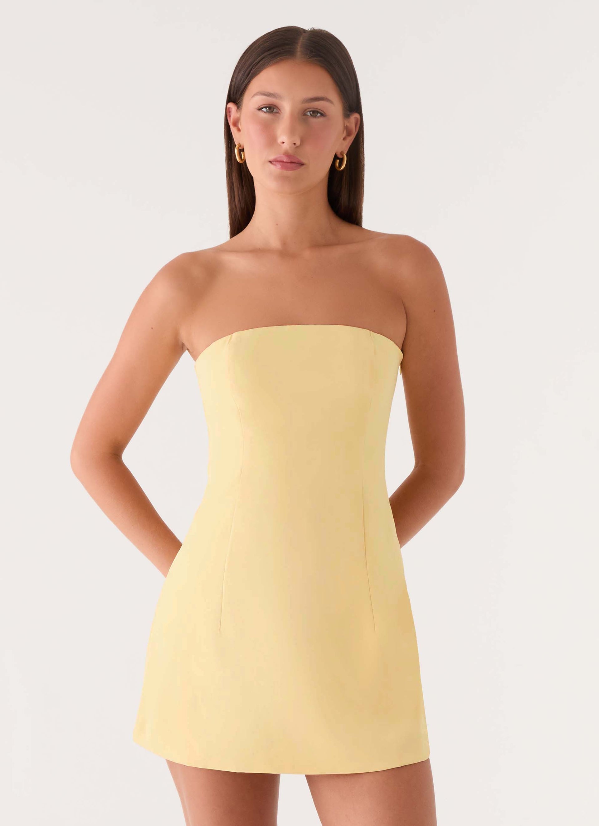 Della Strapless Mini Dress