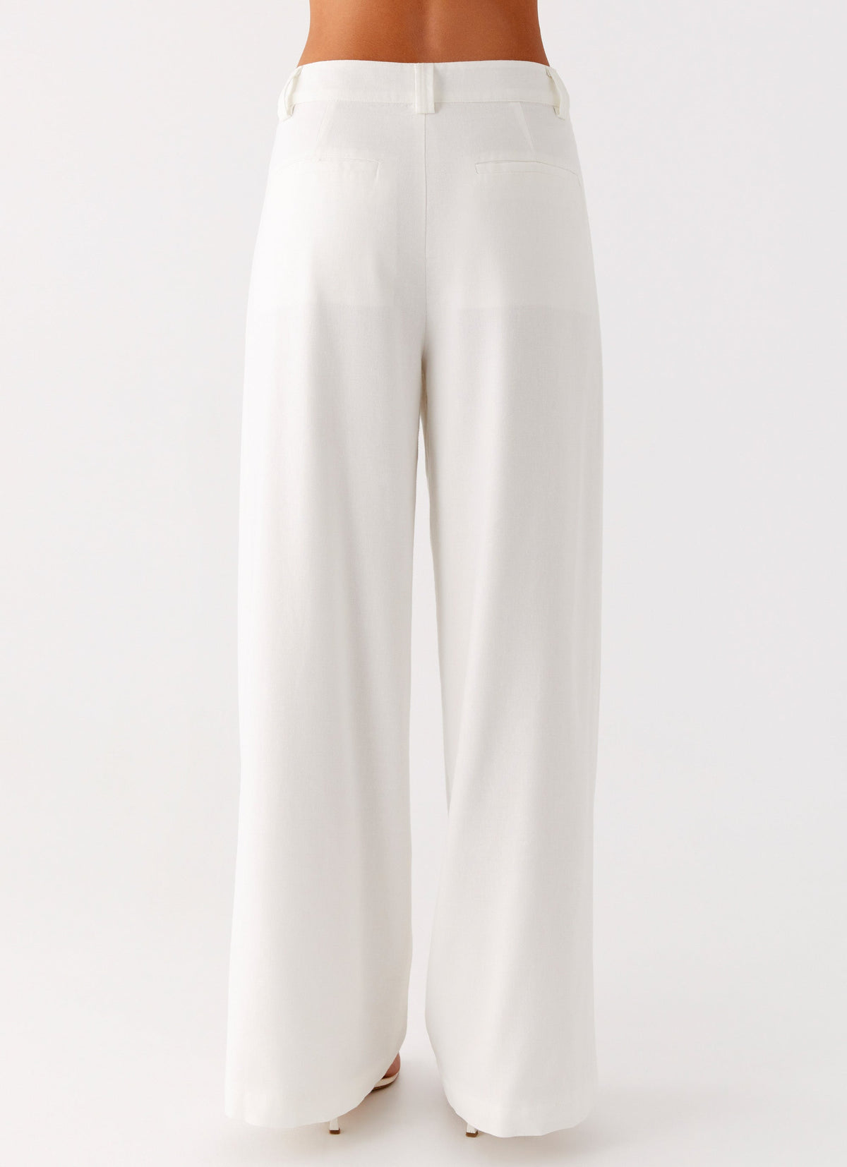 Delong Low Rise Linen Pants