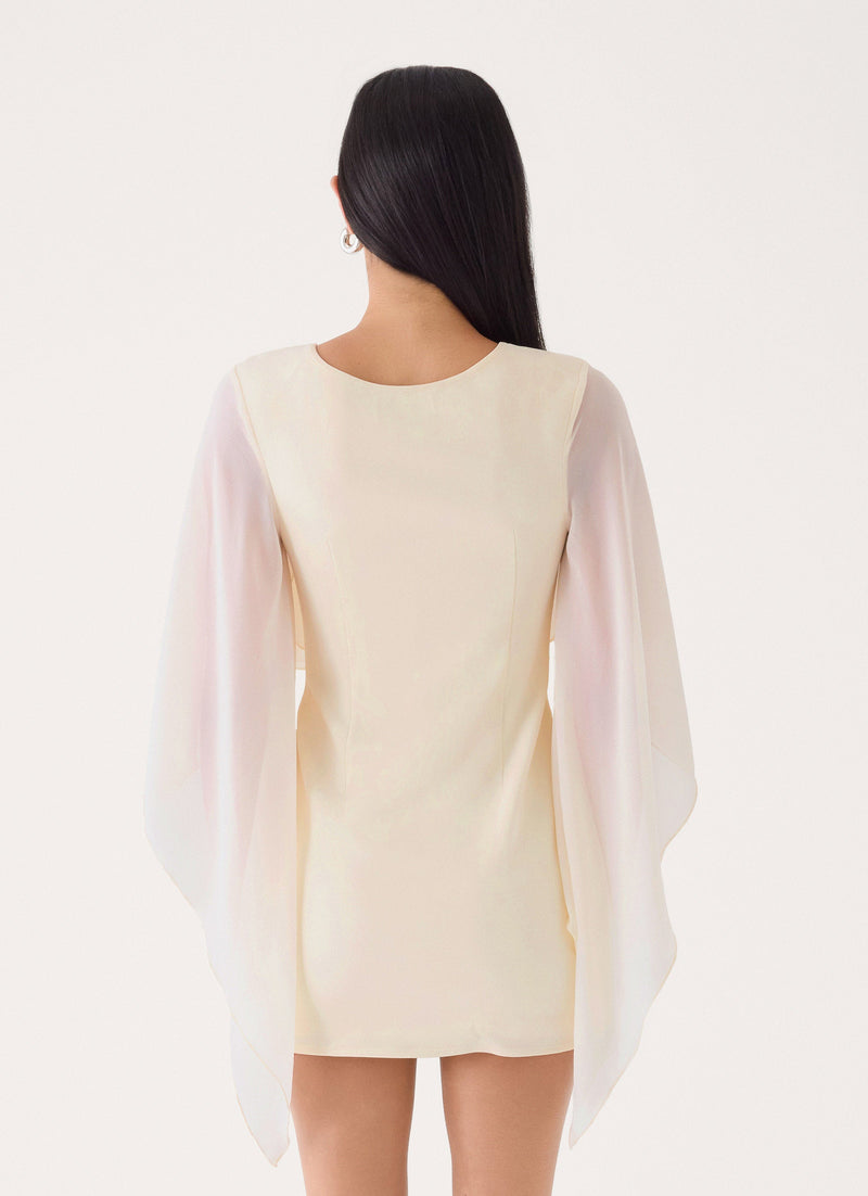 Delphina Mini Dress - Cream