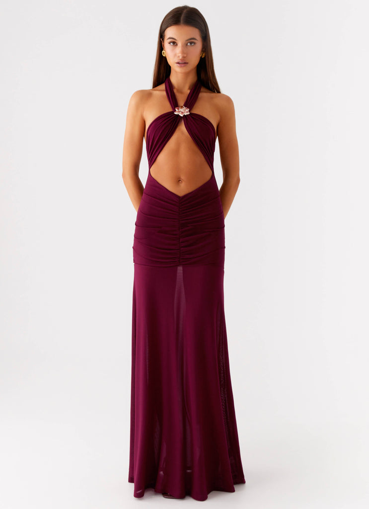 boysenberry prom dress La Femme 31471 4 / DARK BERRY