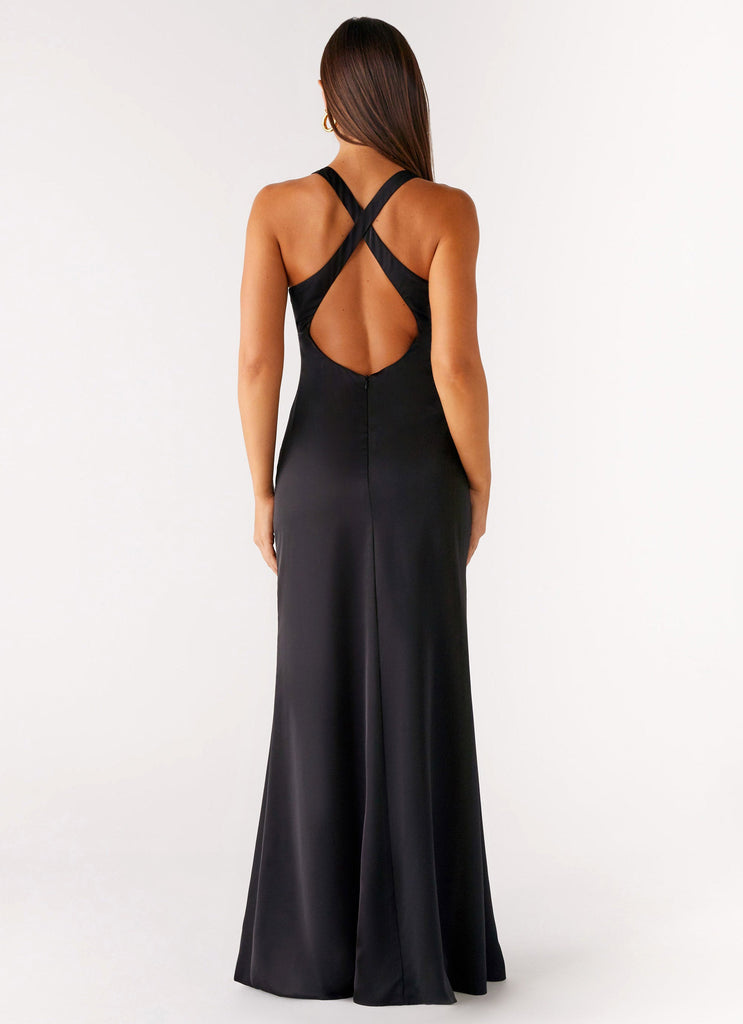Desi Halterneck Maxi Dress - Black Desi Halterneck Maxi Dress - Black