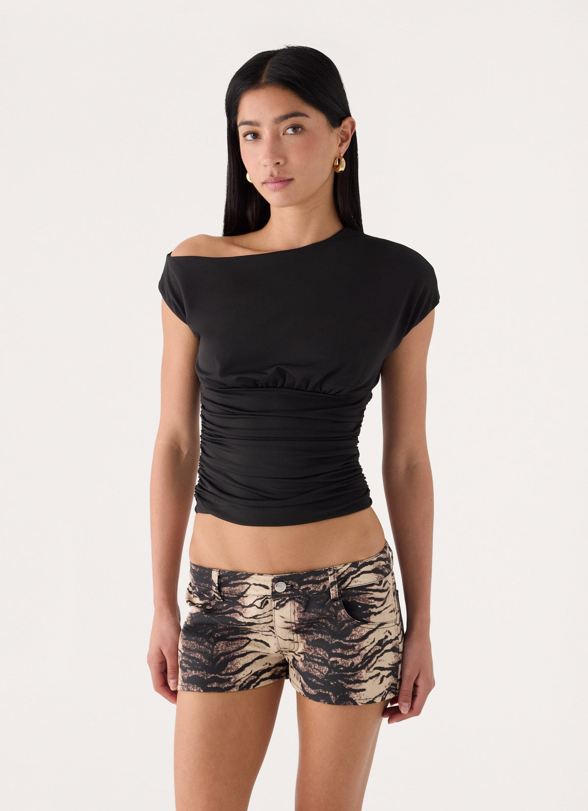Dikara Denim Shorts - Tiger