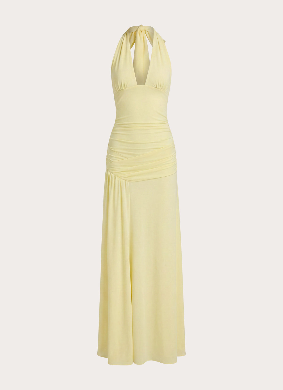 Dinah Halter Maxi Dress - Yellow