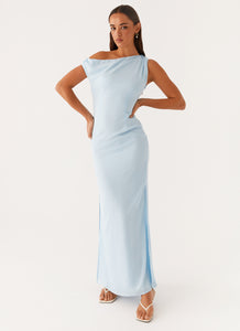 Dinner Date Maxi Dress - Blue Peppermayo US Dinner Date Maxi Dress - Blue Peppermayo US