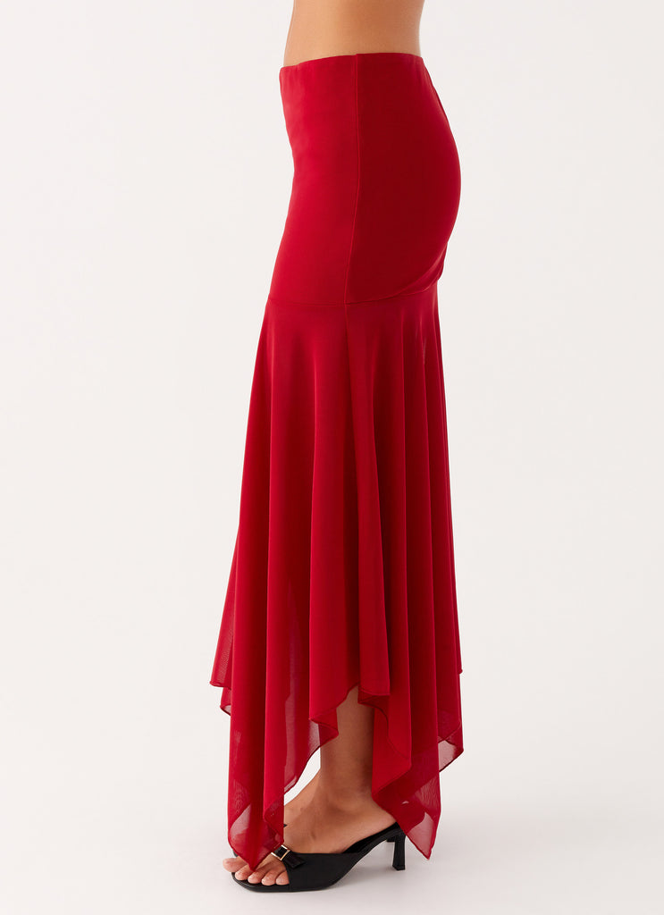 Dionne Maxi Skirt - Red