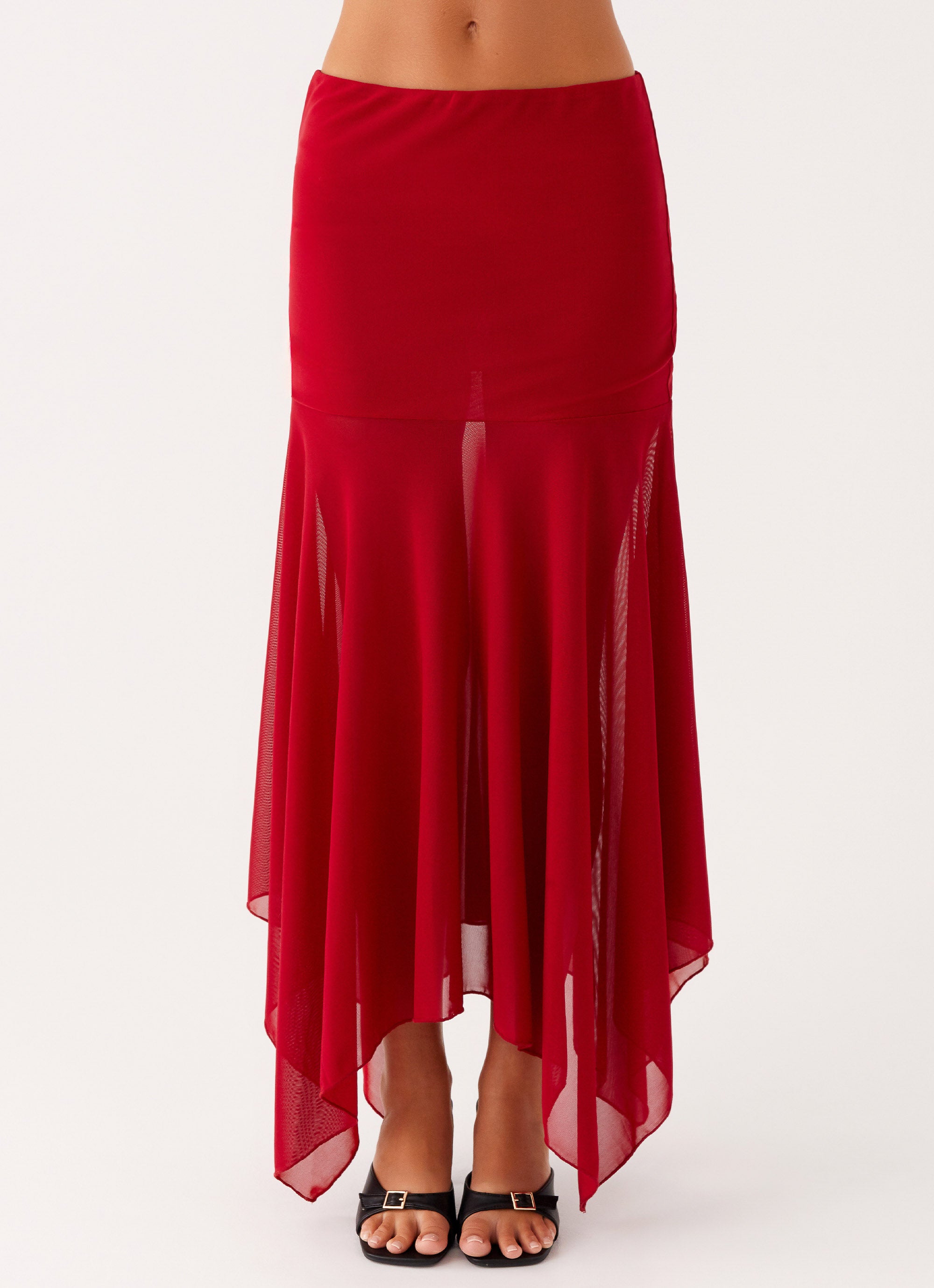 Dionne Maxi Skirt - Red Red / US 12 Dionne Maxi Skirt - Red Red / US 12