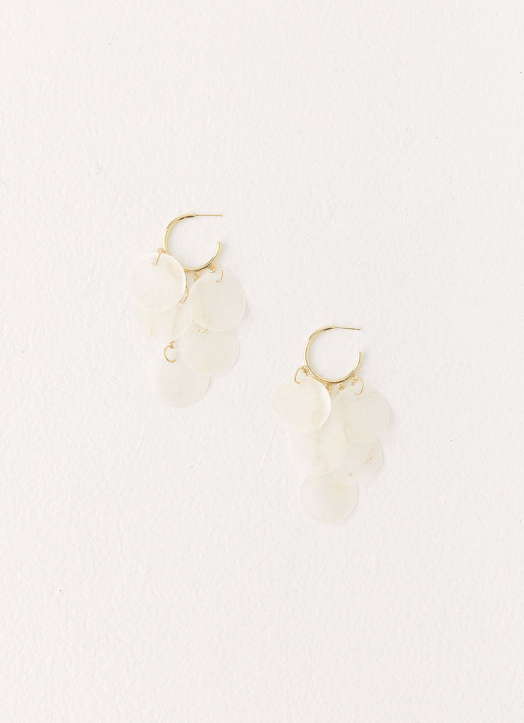 Disco Seas Earrings - Gold