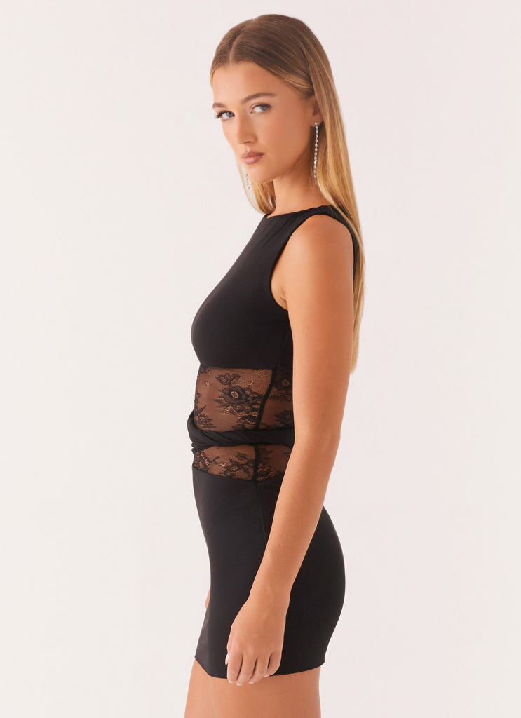 Echo Mini Dress - Black Black / US 6 Echo Mini Dress - Black Black / US 6