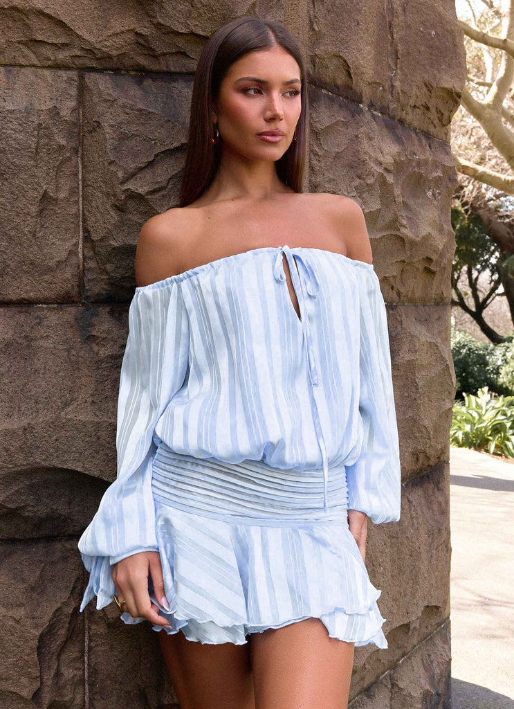 balloon sleeve mini dress Eira Balloon Sleeve Mini Dress