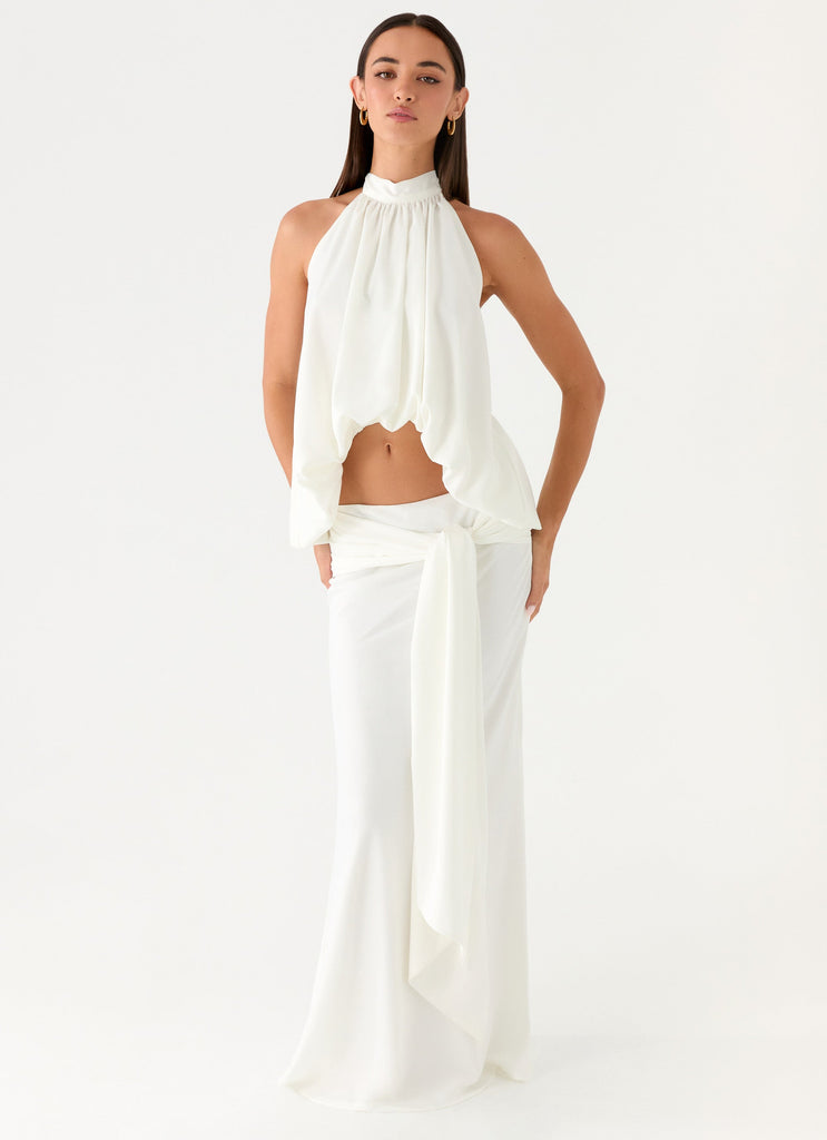 Eirlys Maxi Skirt - White