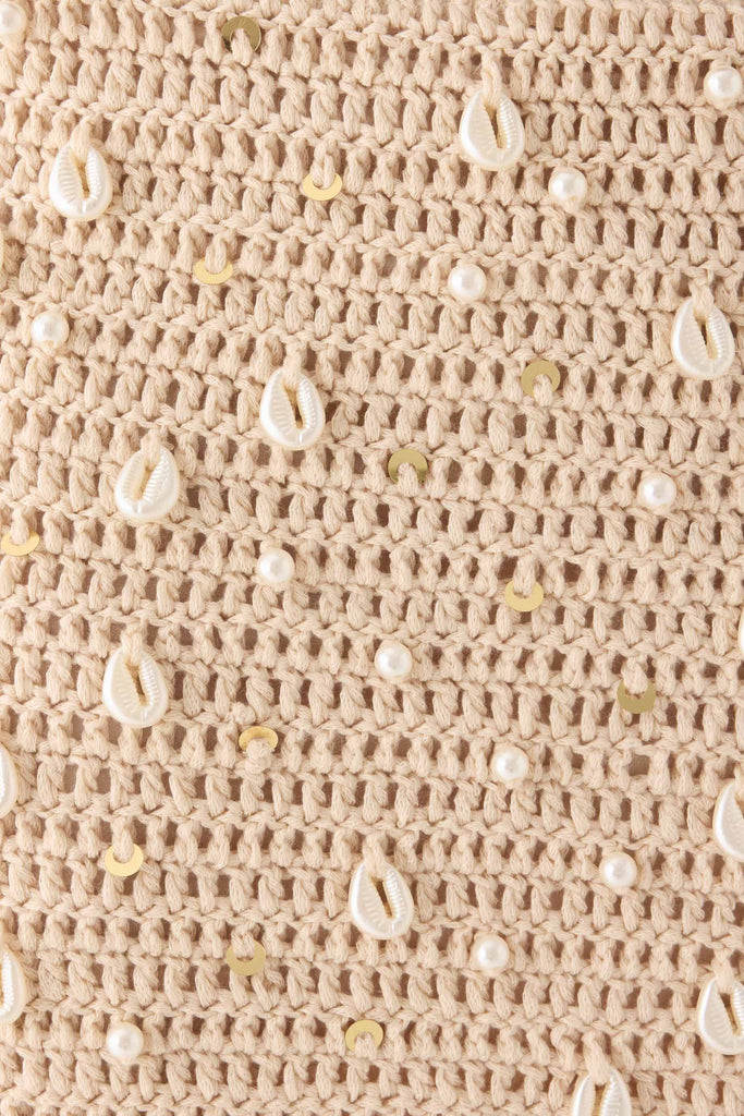 Elaris Crochet Mini Skirt - Ivory
