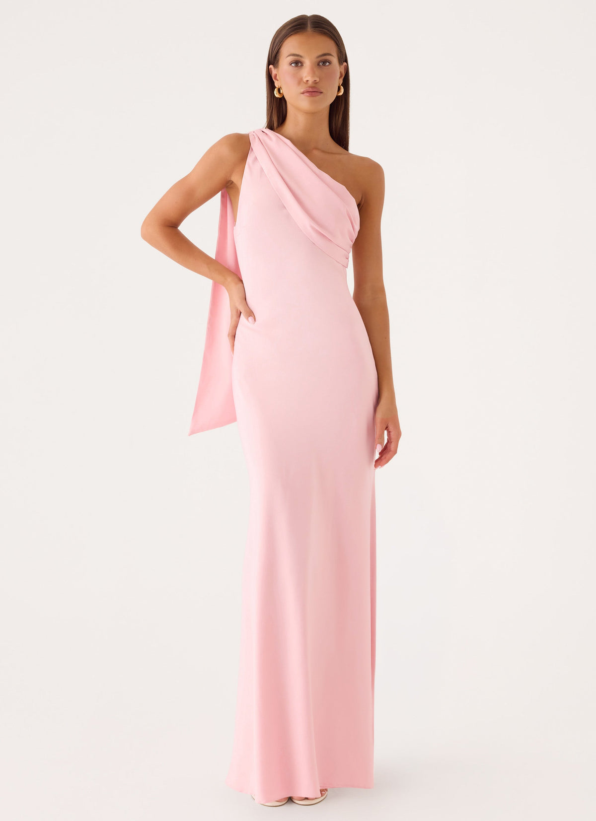 peppermayo pink dress Peggy Maxi 131 cm / 51.6 in Bust Pink Prom Dresses Peppermayo