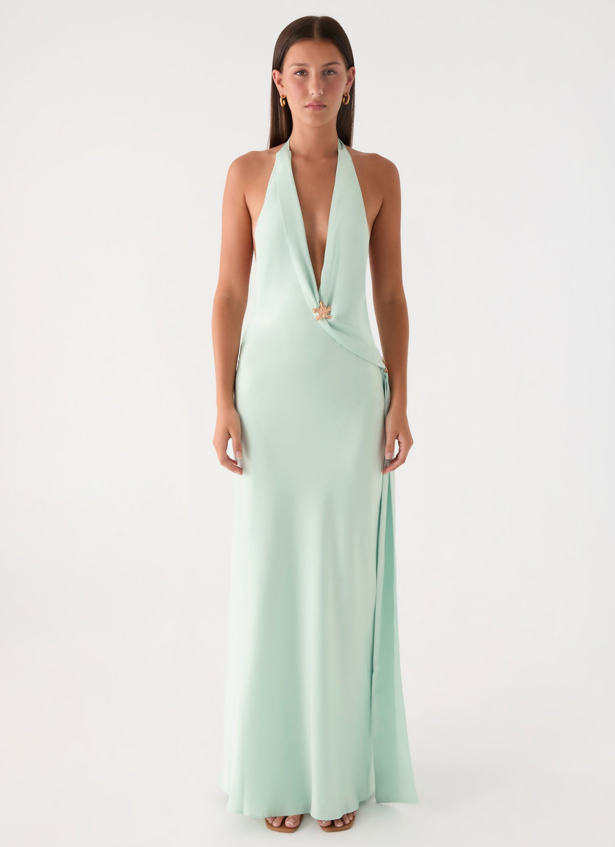 Rush Dress | Eleni Halter Maxi Dress