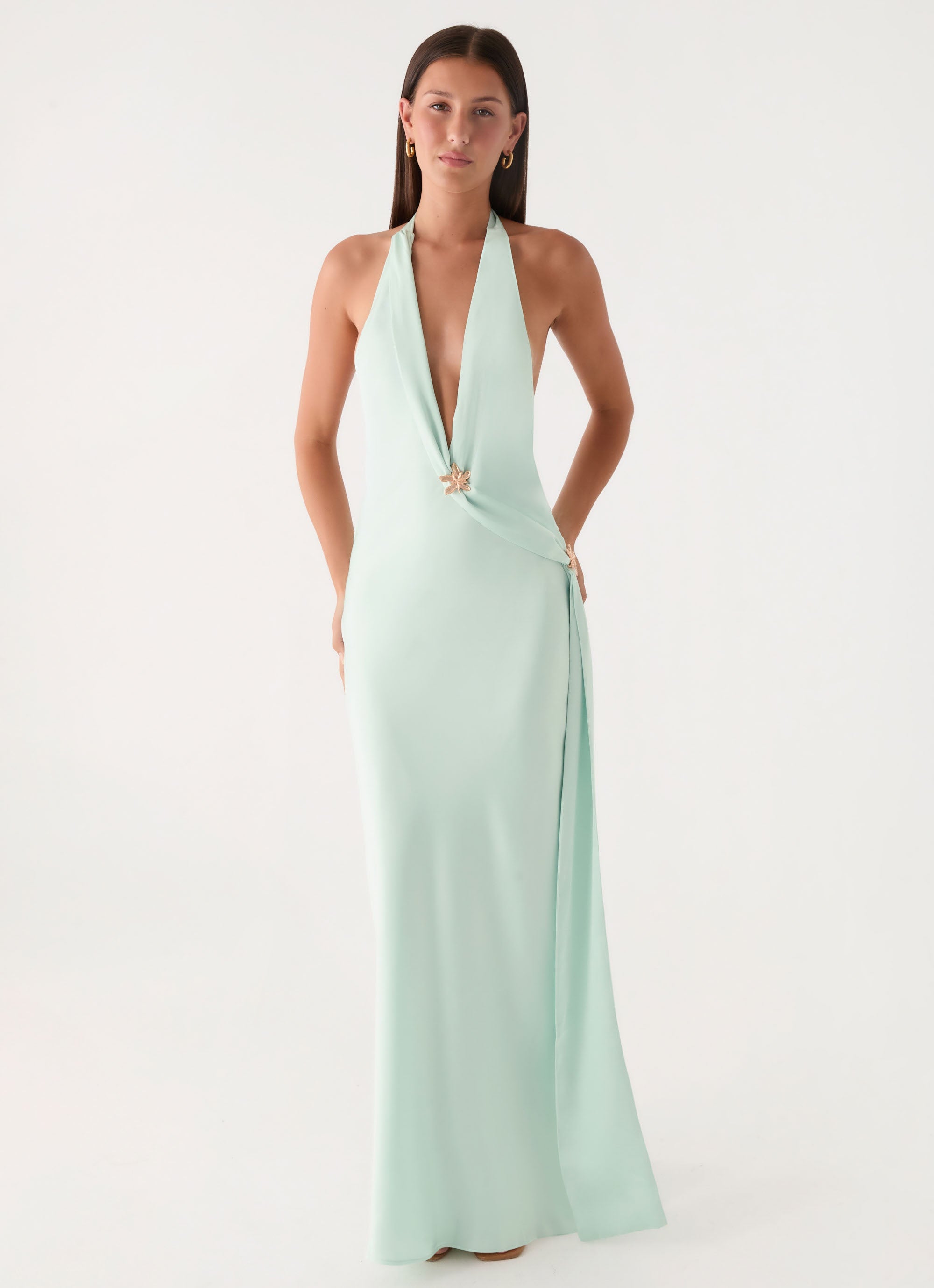 Eleni Halter Maxi Dress