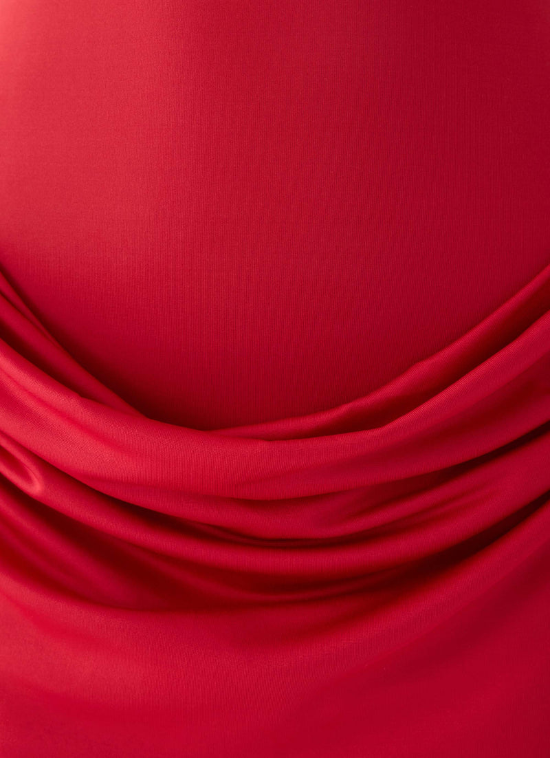 Elira Mini Dress - Chilli Red