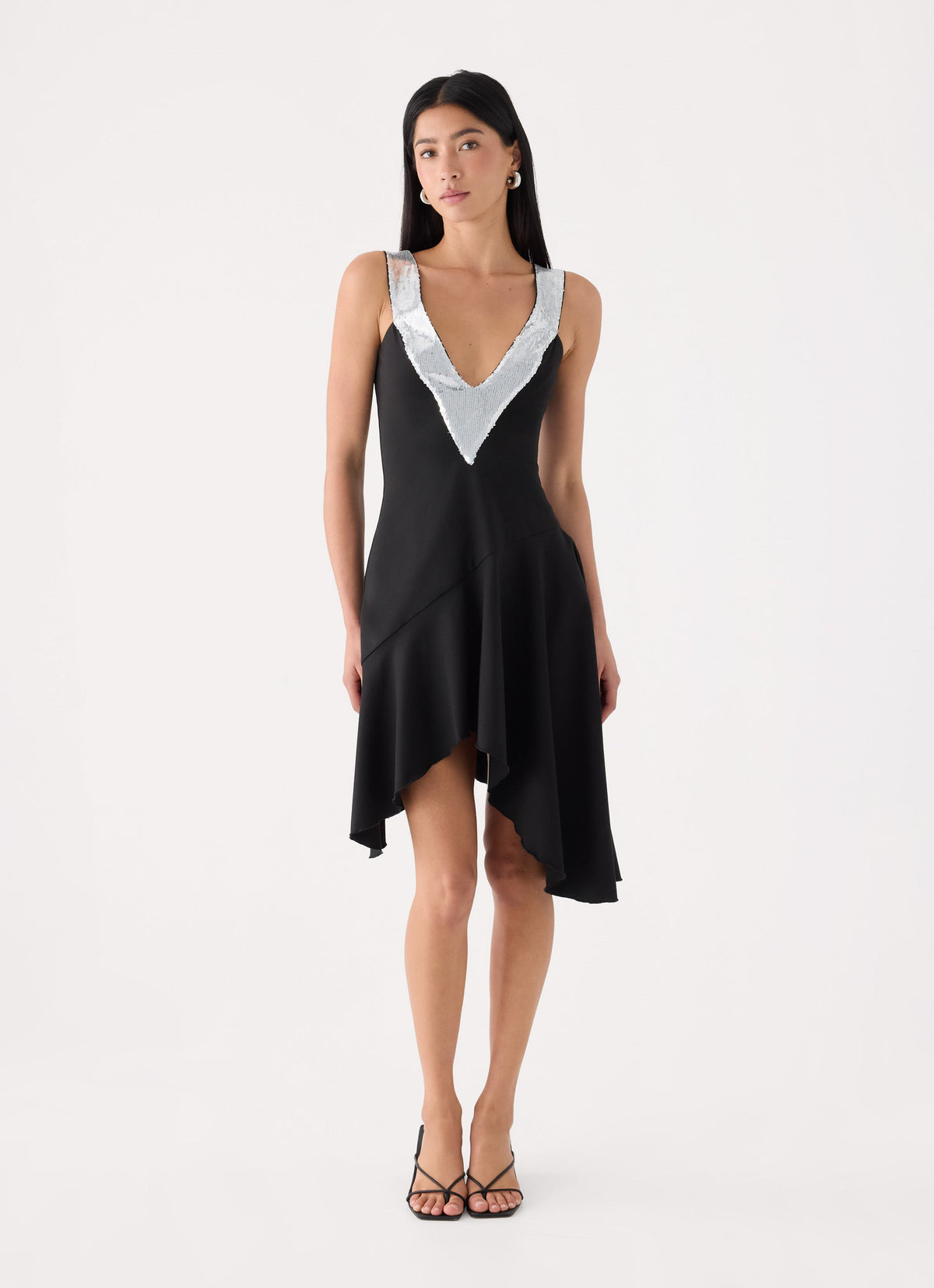 Eluna Midi Dress - Black