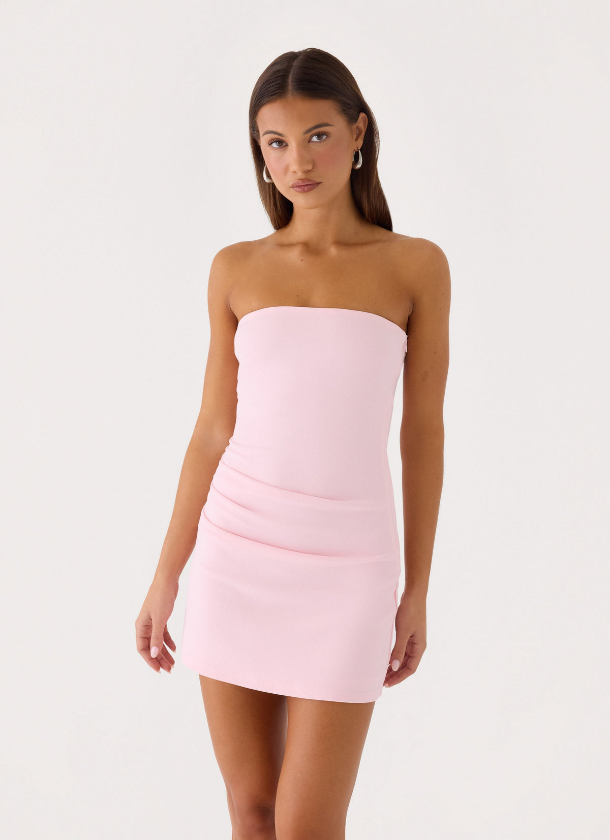 knox maxi dress hot pink floral Curve look-kamryn-one-shoulder-knit-top-white main image 1