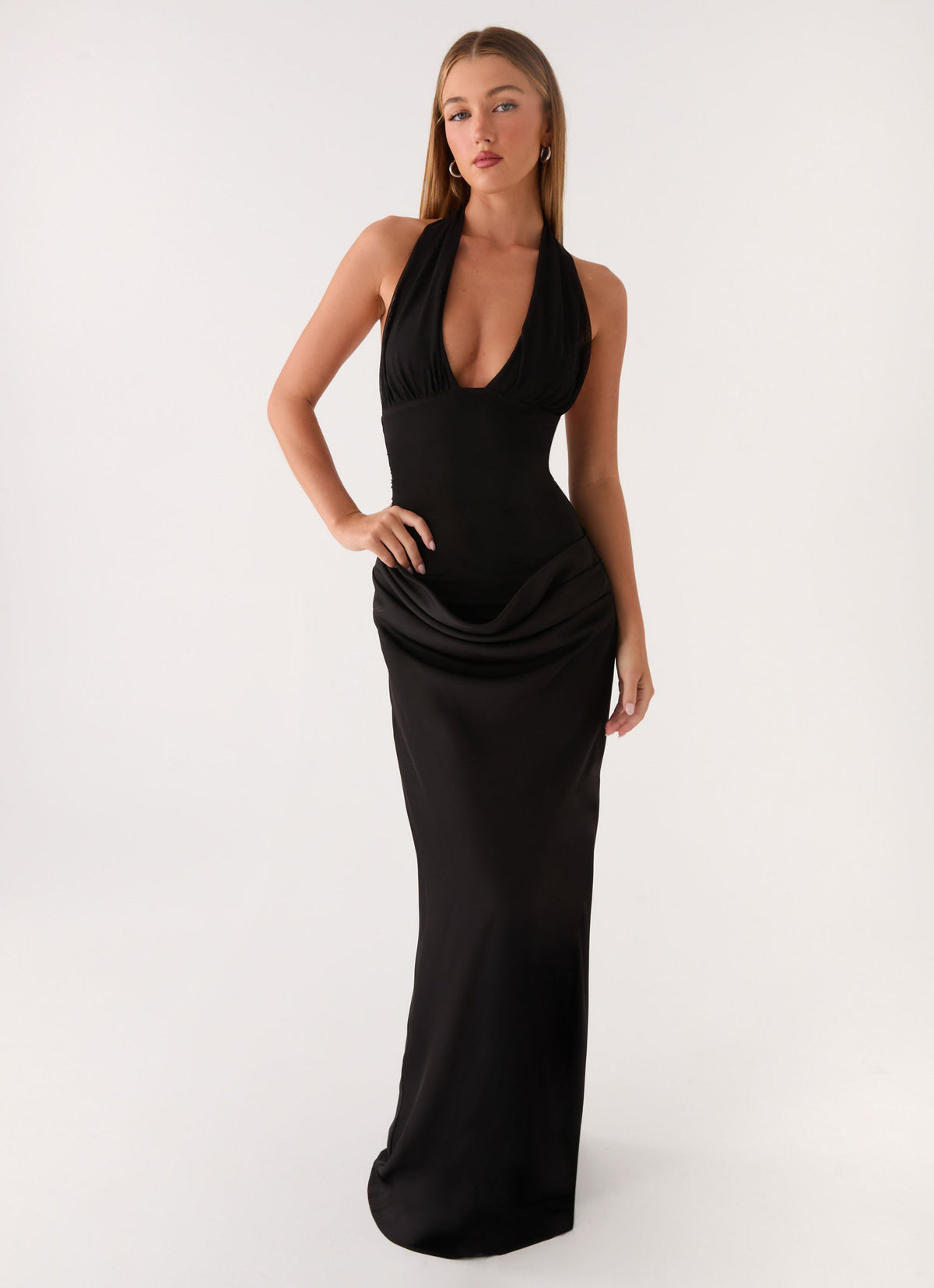 Rush Dress | Emaretta Halter Maxi Dress
