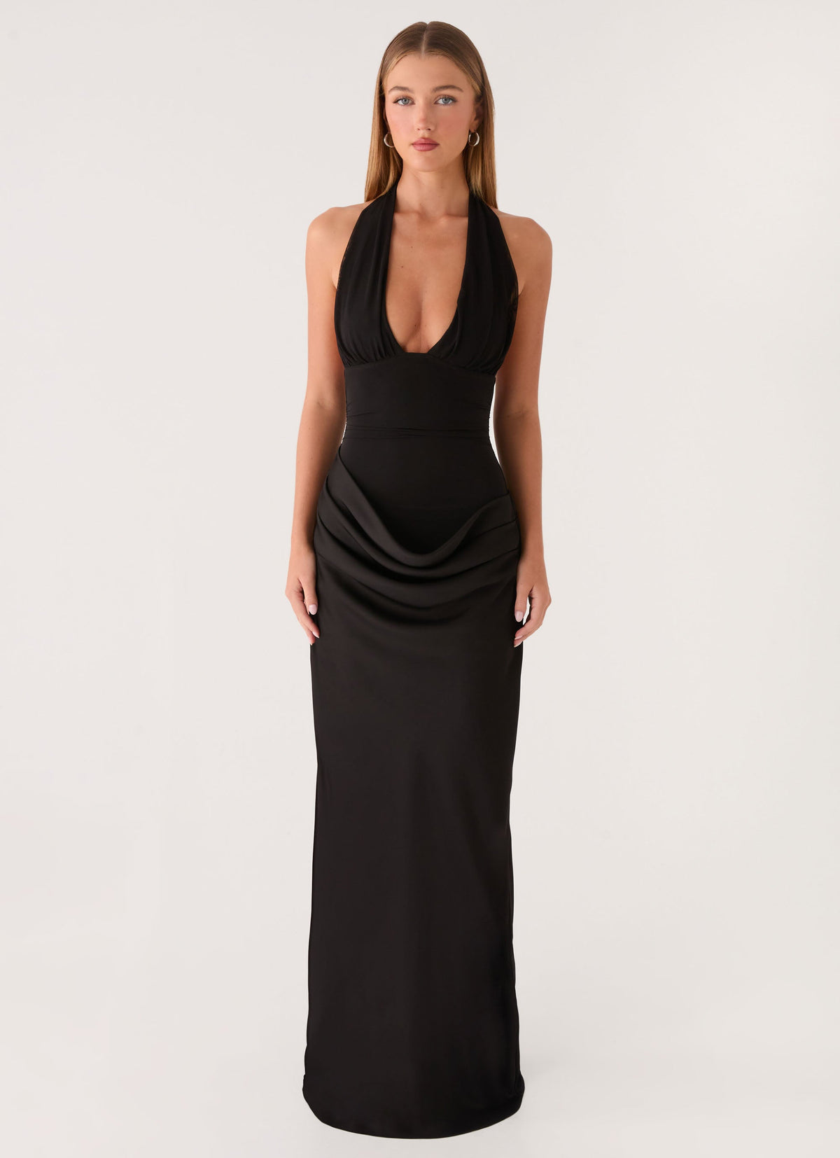 Rush Dress | Emaretta Halter Maxi Dress
