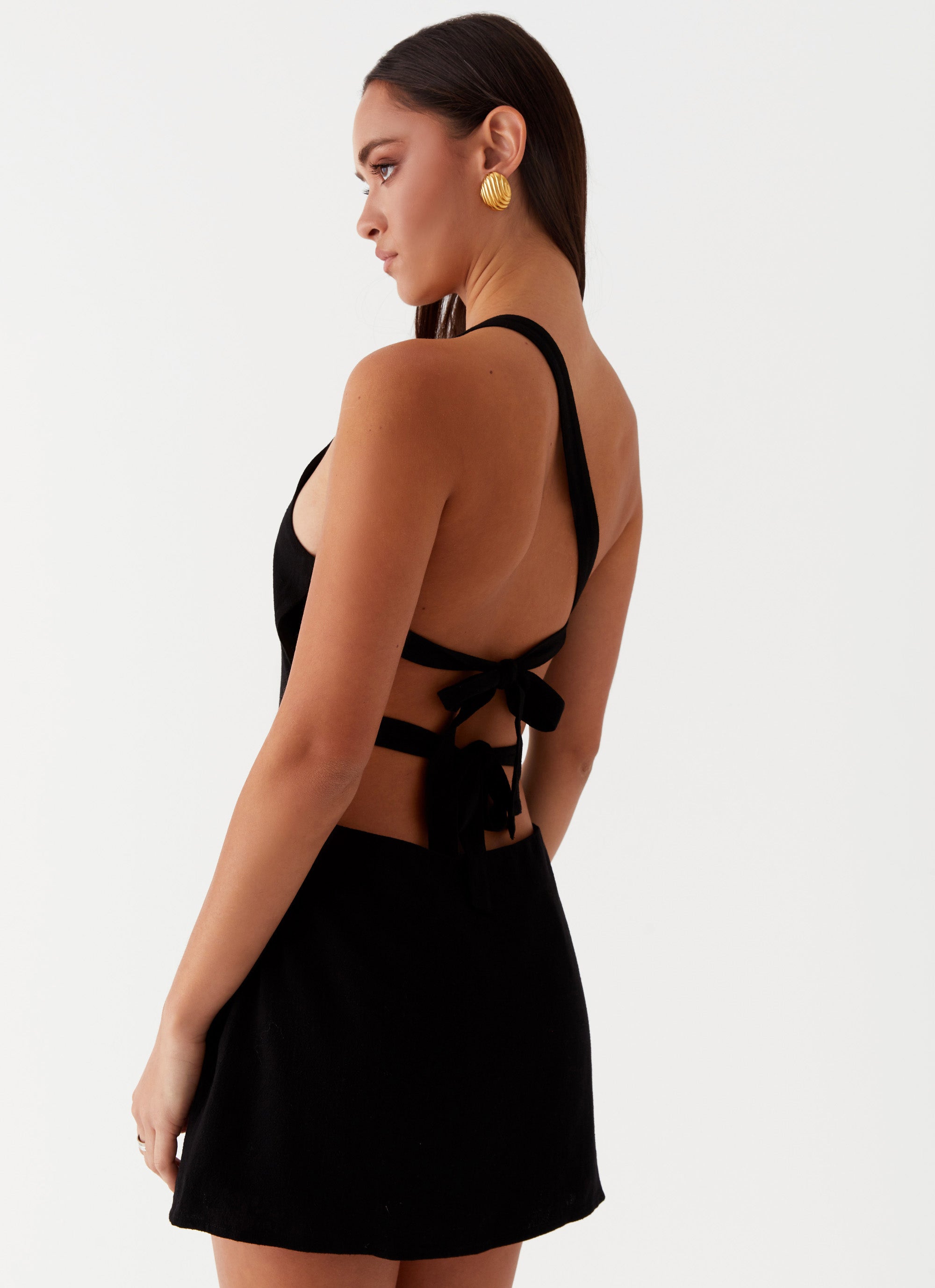 Emilee Tie Back Mini Dress