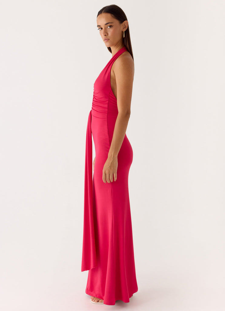 Emiliana Maxi Dress - Red Magenta Red Magenta / US 8 Emiliana Maxi Dress - Red Magenta Red Magenta / US 8