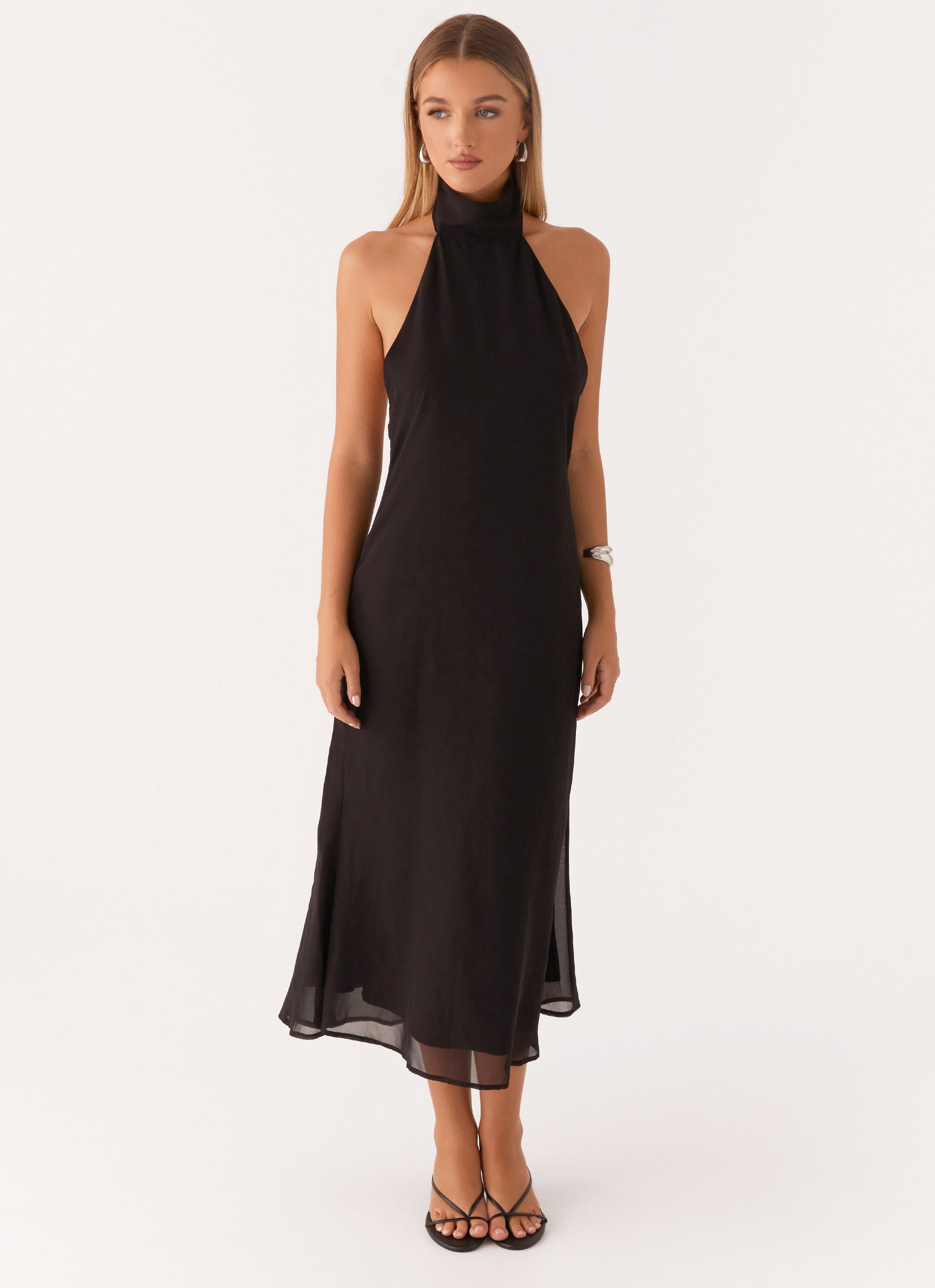 Emmalyn Midi Dress - Black Peppermayo US Emmalyn Midi Dress - Black Peppermayo US