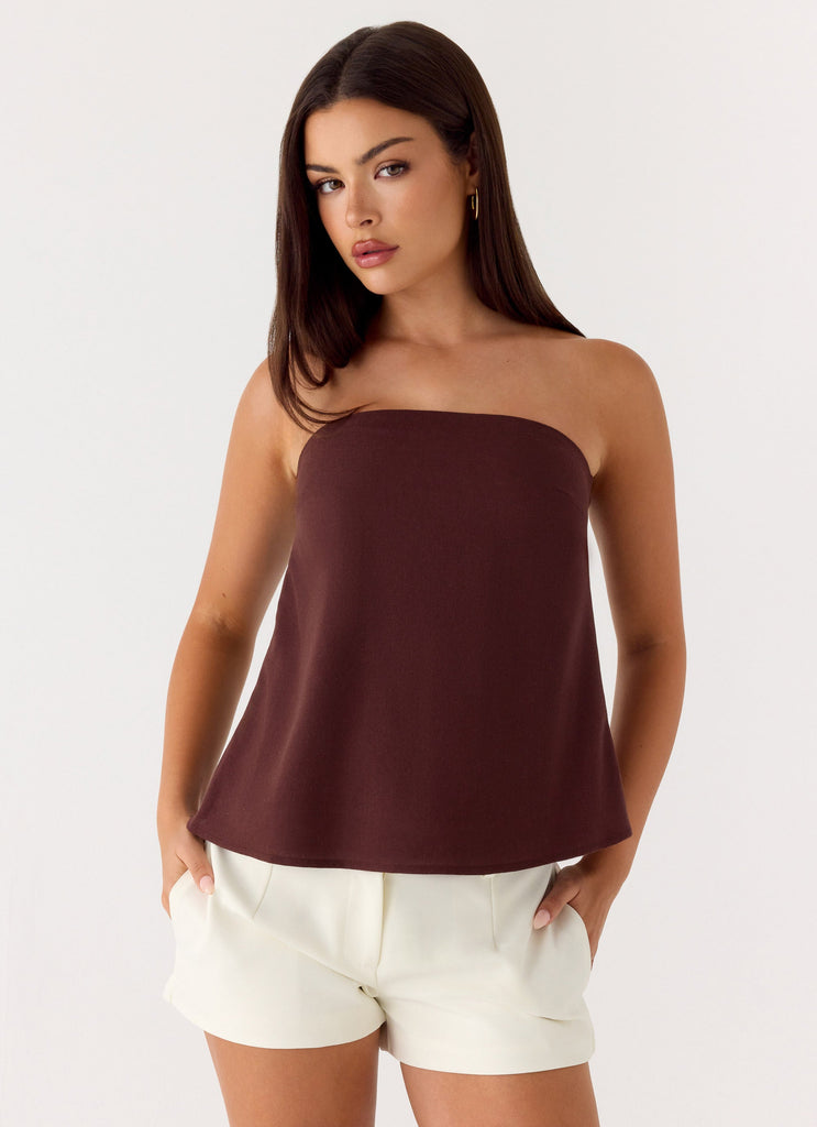 Emmerson Top - Chocolate Drizzle