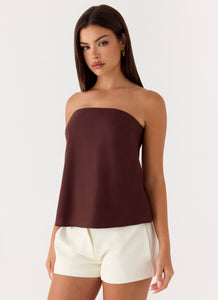 Emmerson Top - Chocolate Drizzle