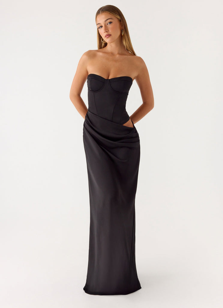 Emory Corset Maxi Dress - Black Black / US 18 Emory Corset Maxi Dress - Black Black / US 18