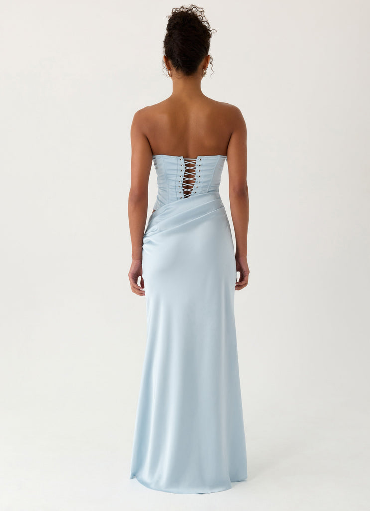 Emory Corset Maxi Dress - Blue Peppermayo US Emory Corset Maxi Dress - Blue Peppermayo US