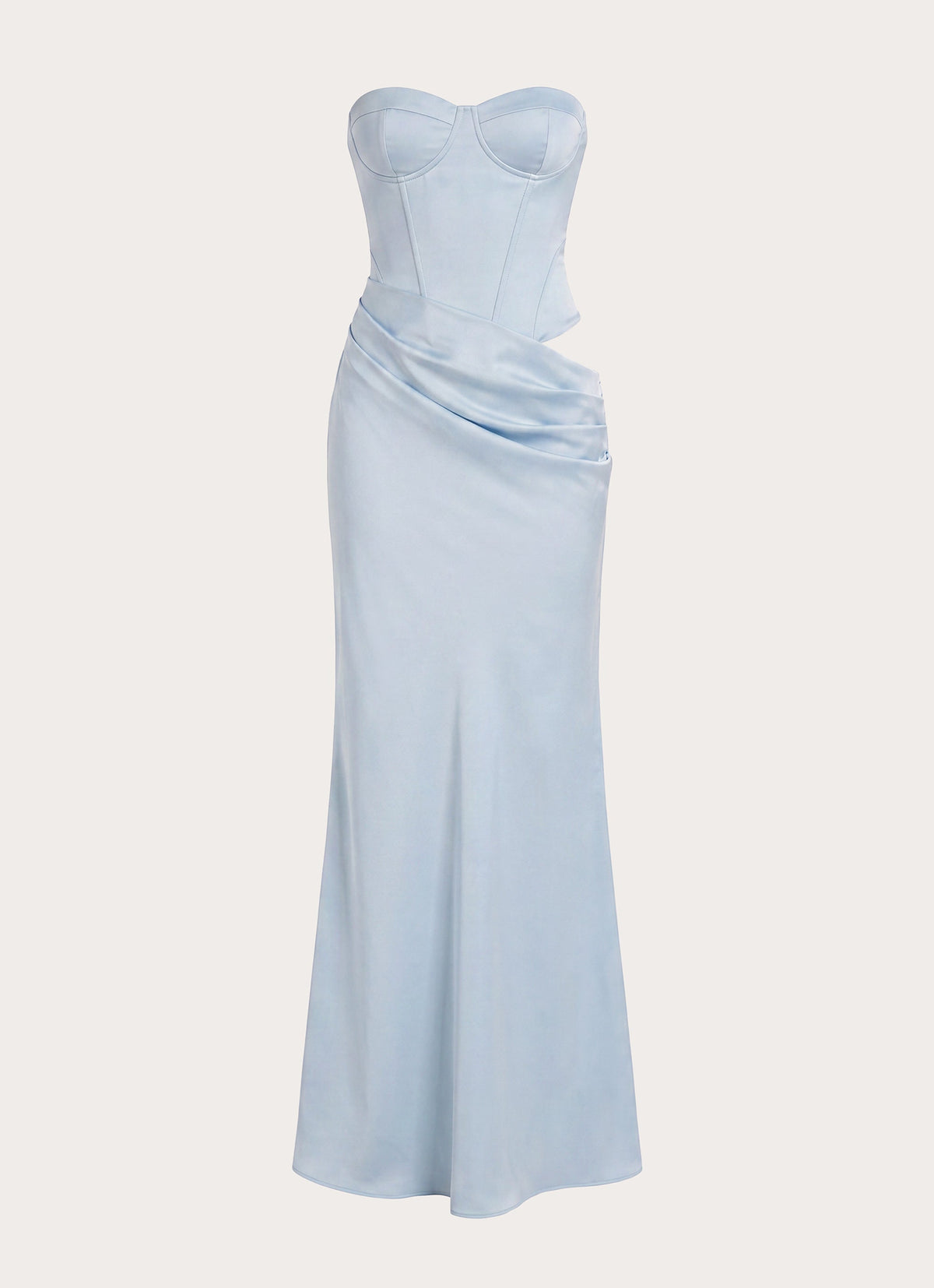 Emory Corset Maxi Dress - Blue