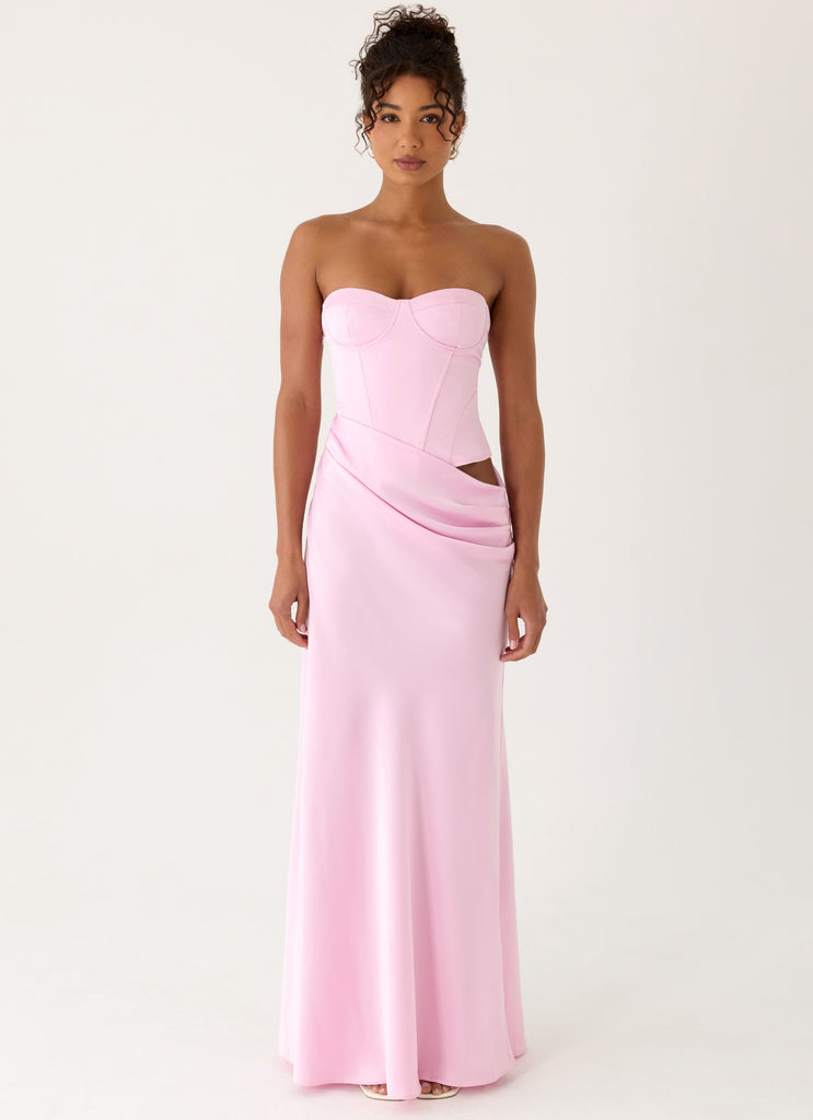 Emory Corset Maxi Dress - Pink Pink / US 4 Emory Corset Maxi Dress - Pink Pink / US 4