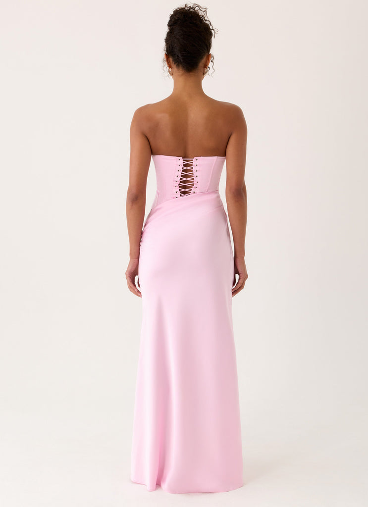 Emory Corset Maxi Dress - Pink Pink / US 4 Emory Corset Maxi Dress - Pink Pink / US 4