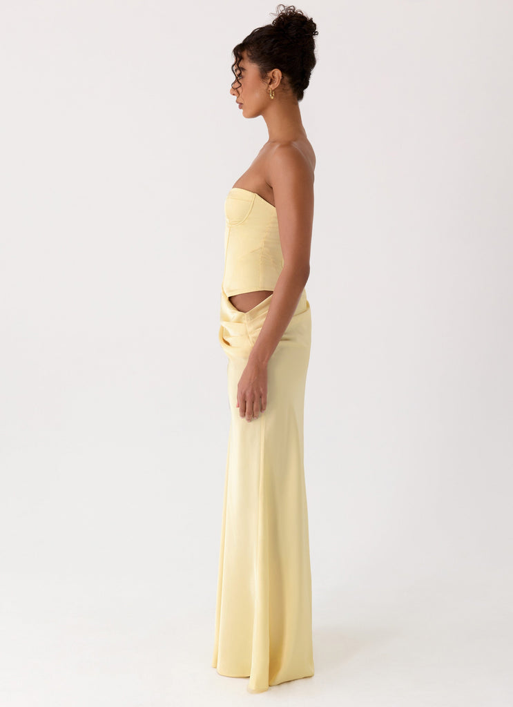 peppermayo corset dress Emory Corset Maxi Dress