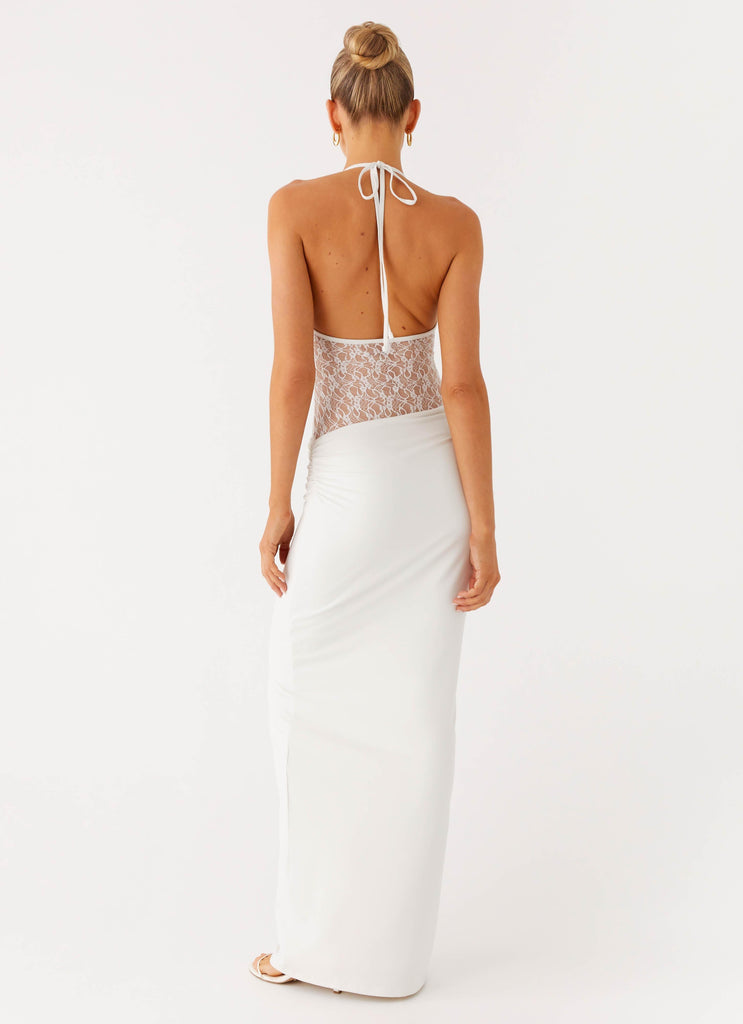 Enchant Lace Maxi Dress - Ivory Peppermayo US Enchant Lace Maxi Dress - Ivory Peppermayo US