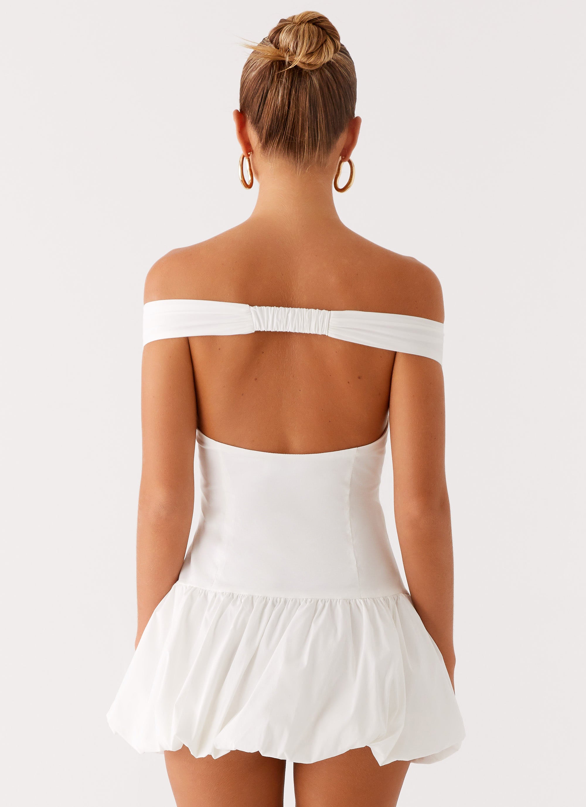 Endless Romance Off Shoulder Mini Dress
