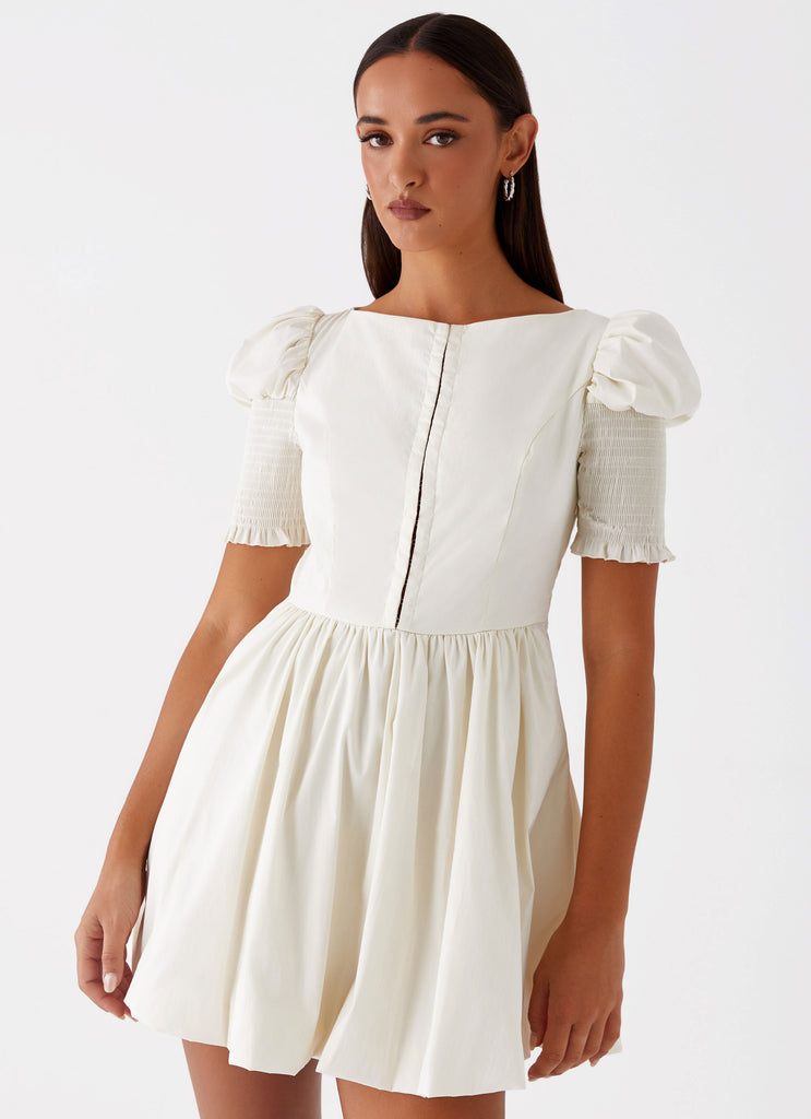 enya corset mini dress House OF CB Enya Fitted Woven Mini Dress