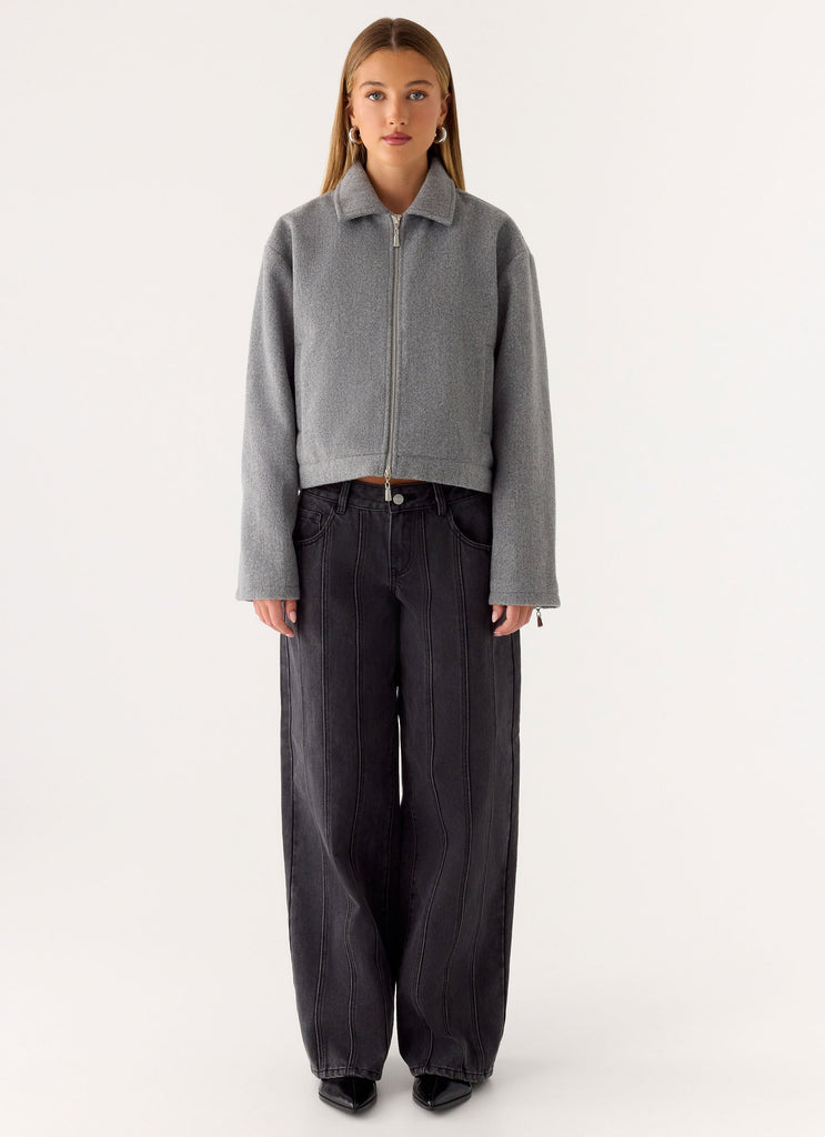 Women's Grey Jackets