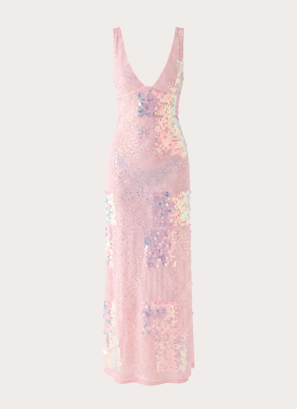 Erinah Sequin Maxi Dress - Pink