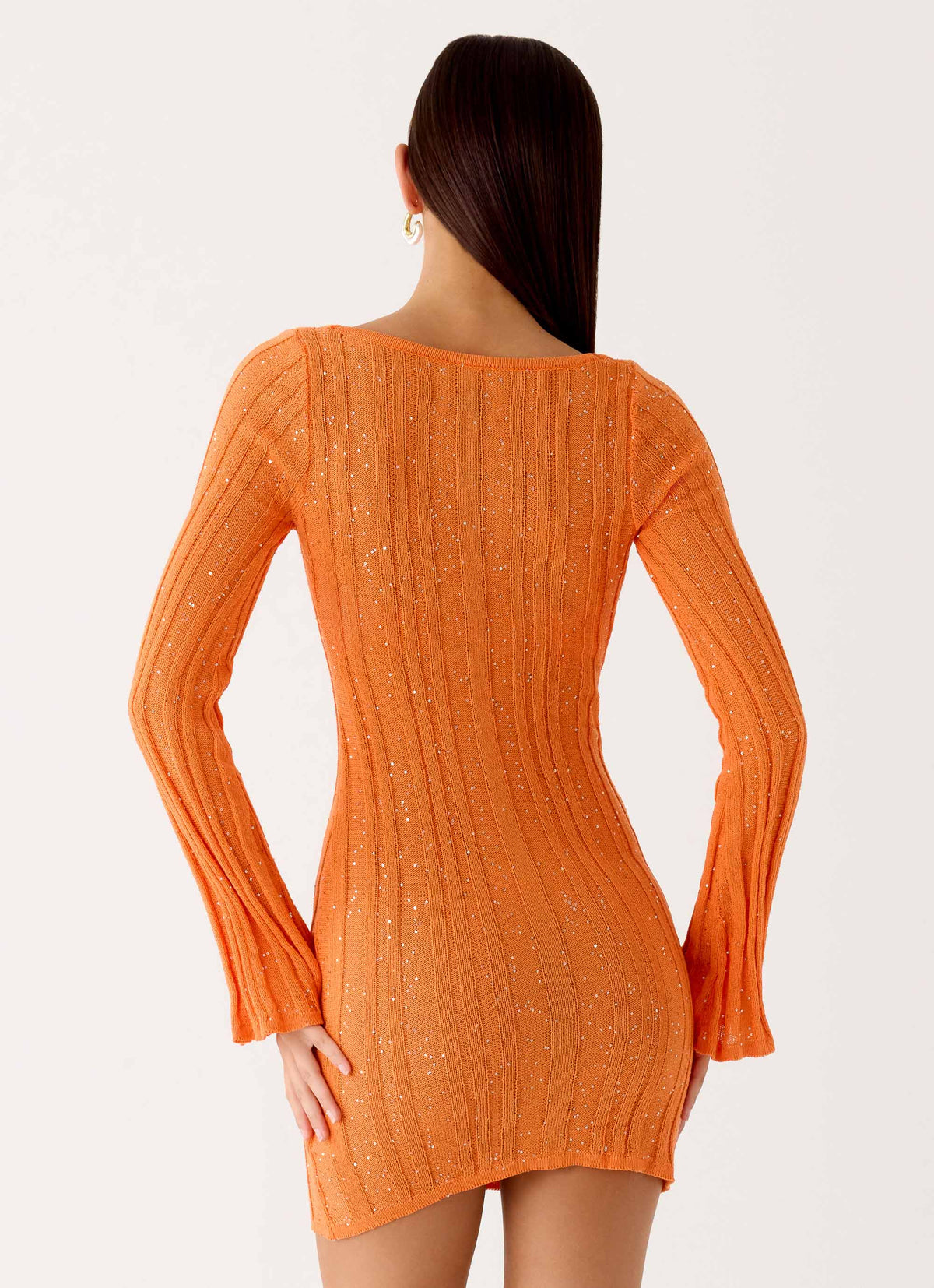 Estrella Long Sleeve Knit Mini Dress