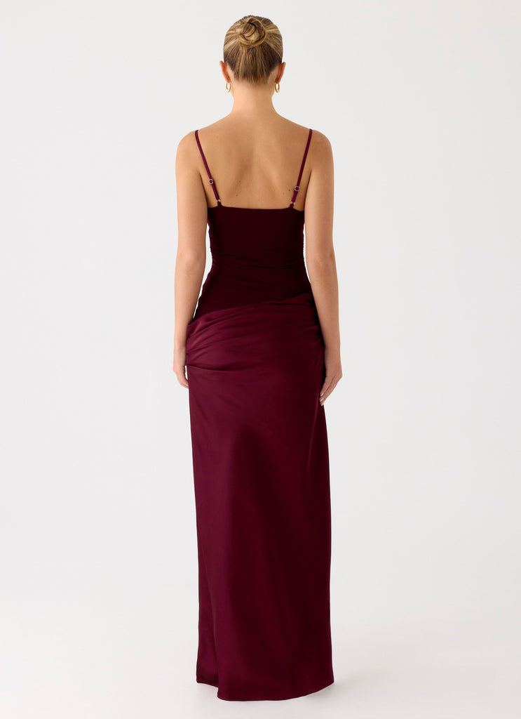 Eternal Energy Maxi Dress - Merlot
