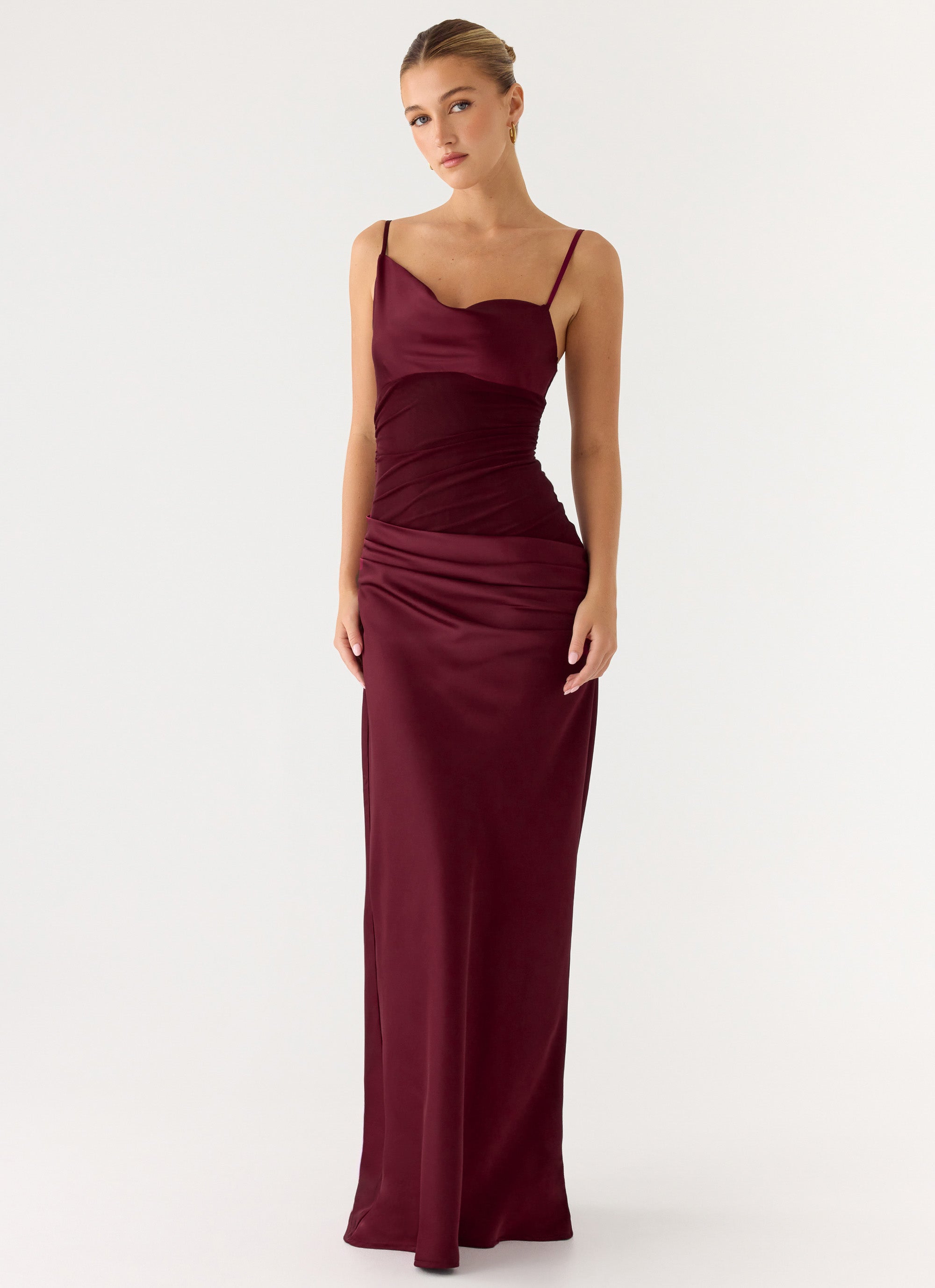Eternal Energy Maxi Dress - Merlot Merlot / US 12 Eternal Energy Maxi Dress - Merlot Merlot / US 12