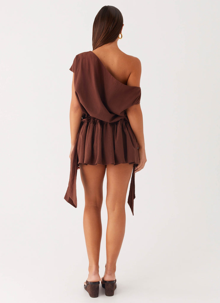chocolate cocktail dress So Sweet Lace Trim Maxi Dress Chocolate
