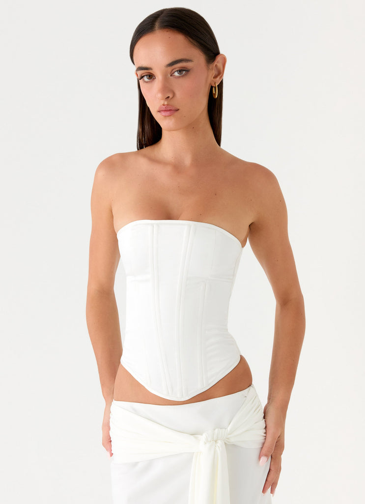 Evaleigh Corset - White