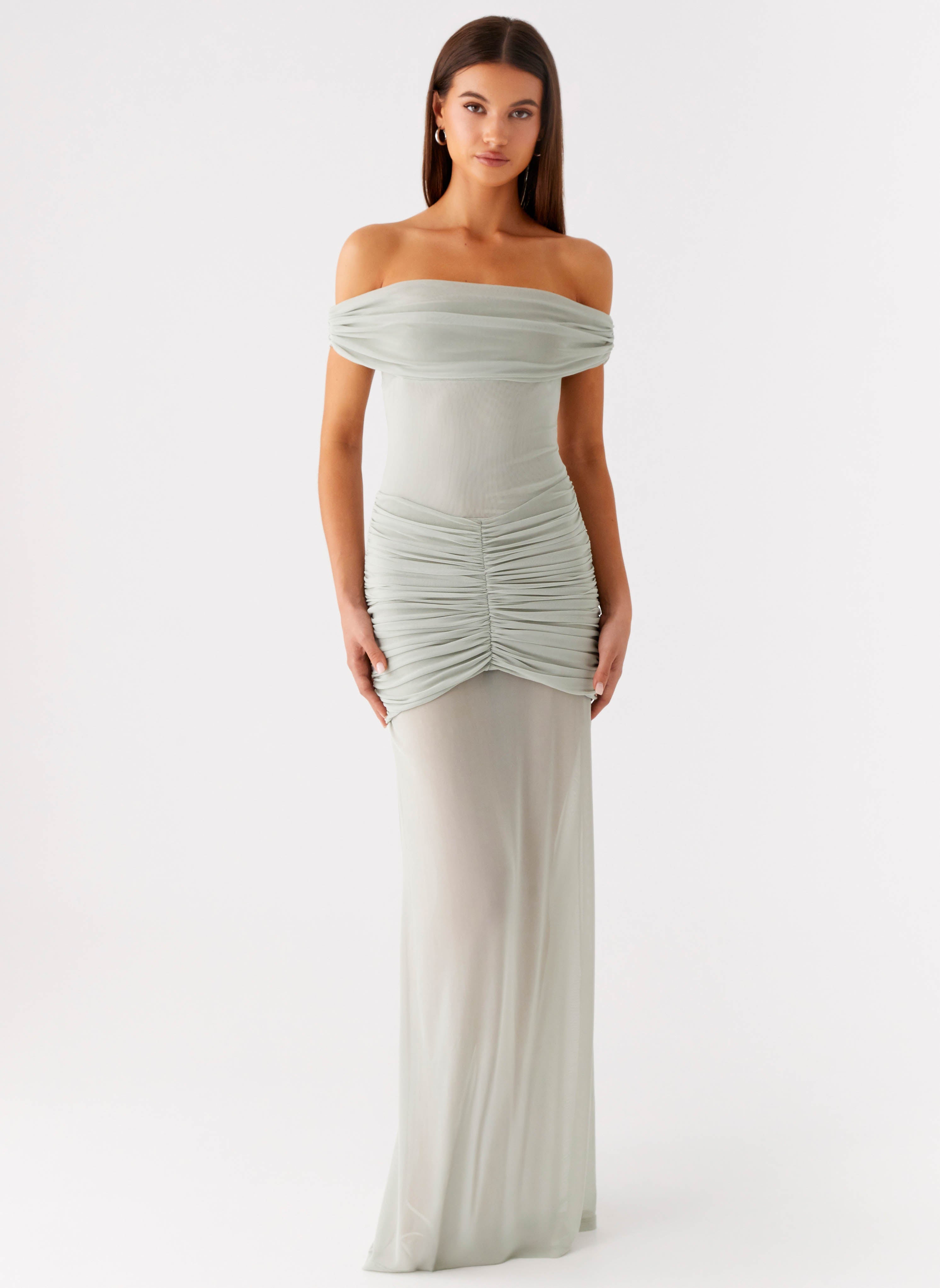 Eyllin Off Shoulder Maxi Dress